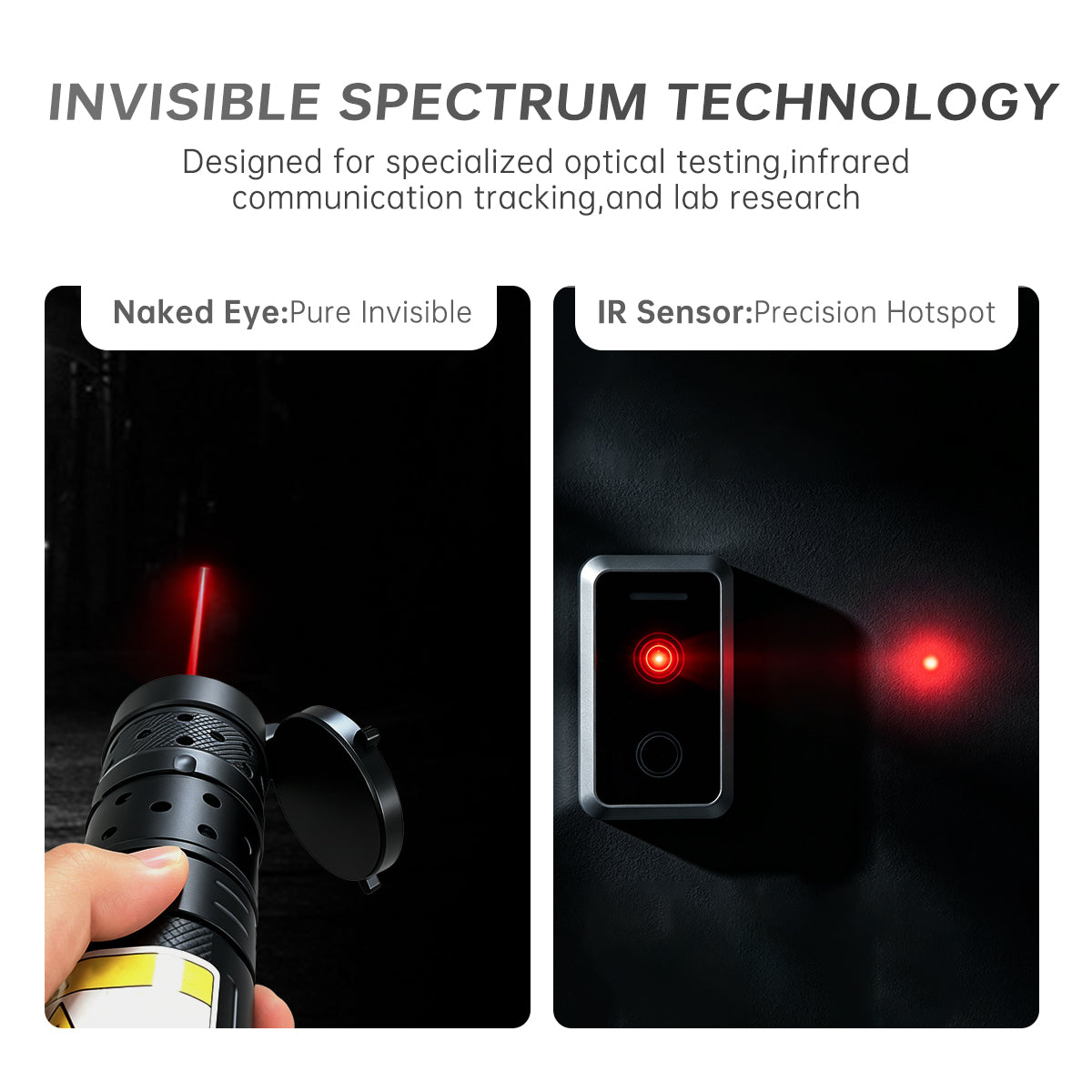 980nm Infrared Laser – Class IV, 120W, Invisible Beam (Safety Goggles Included)